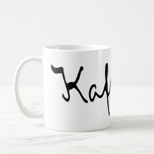 Franz Kafka Kaffemugg (Vänster)