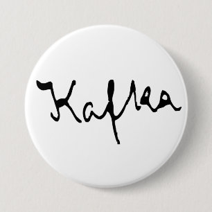 Franz Kafka namnteckning Knapp