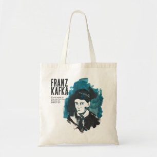 Franz Kafka Porträtt med anpassningsbar text   Boo Tygkasse