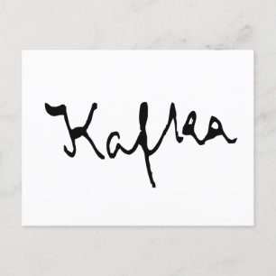Franz Kafka Vykort