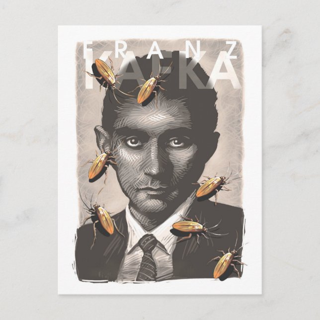 Franz Kafka-vykort Vykort (Framsida)