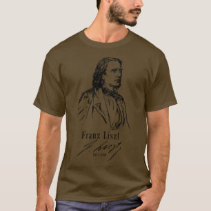 Franz Liszt Classical MusicPiano 1 T Shirt