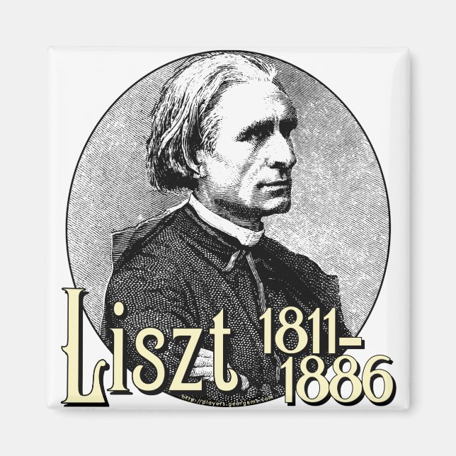 Franz Liszt Magnet (Framsidan)