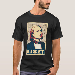 Franz Liszt Musical Composer Notes Stil Propagand T Shirt