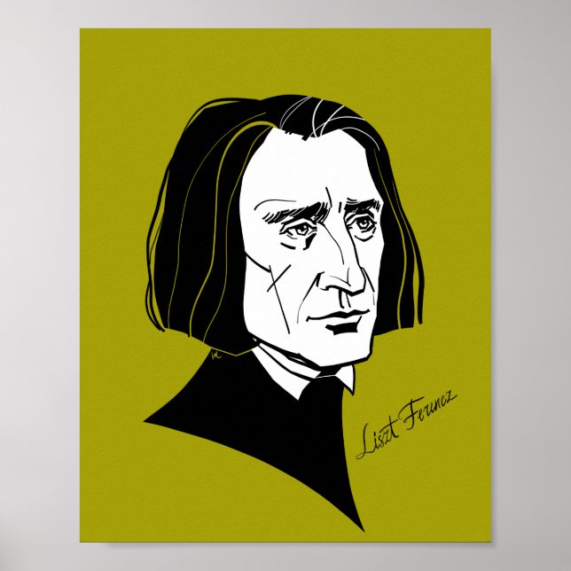Franz Liszt Poster (Framsidan)