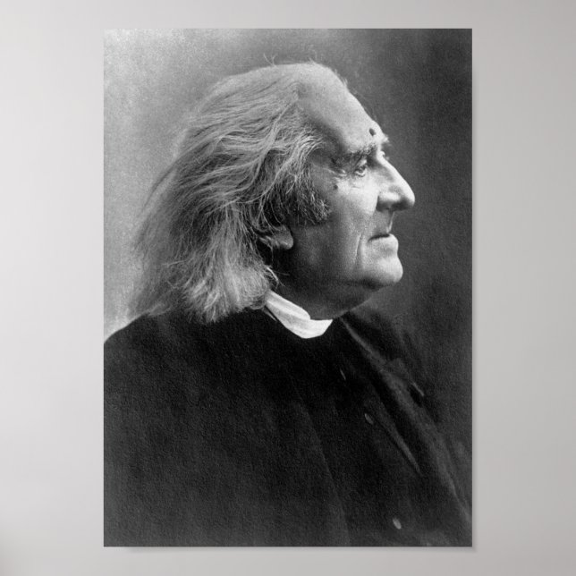 Franz Liszt Profile Bild Poster (Framsidan)