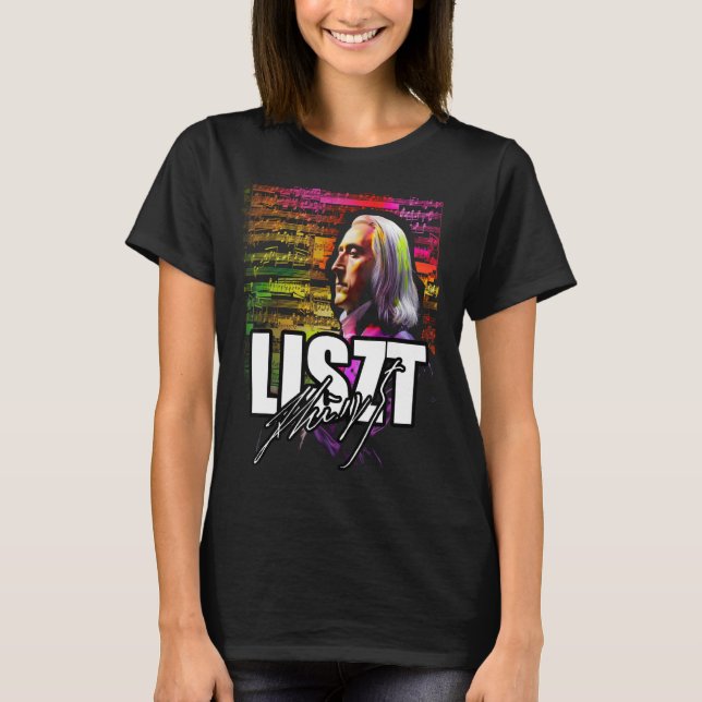 Franz Liszt T Shirt (Framsida)