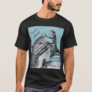 Franz Liszt unik skiss av Maurice Sand 1837 T Shirt