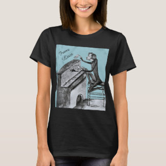 Franz Liszt unik skiss av Maurice Sand 1837 T Shirt