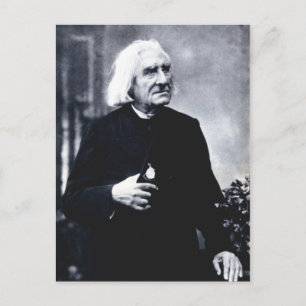 Franz Liszt Vykort