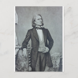 franz liszt vykort