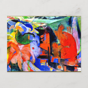 Franz Marc - Abstrakt Forms II Vykort
