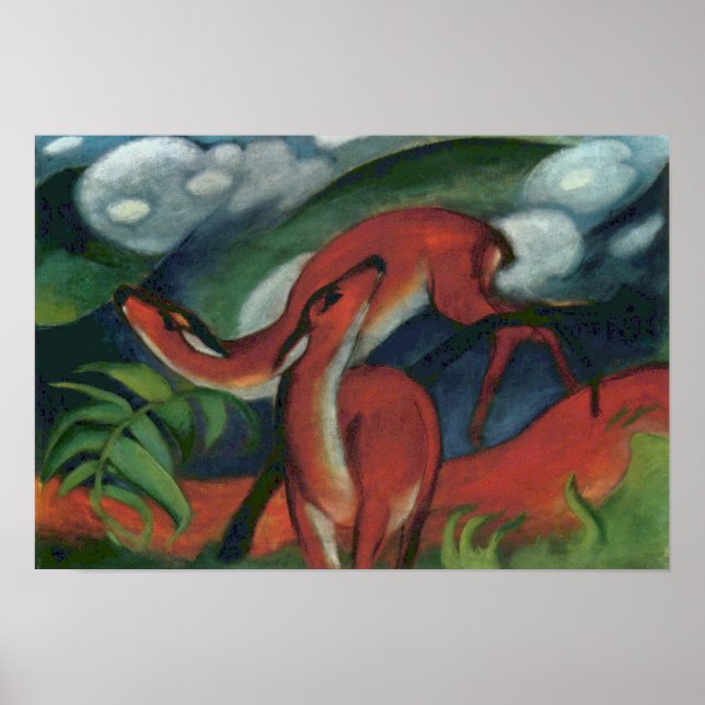 Franz Marc Art Poster (Framsidan)