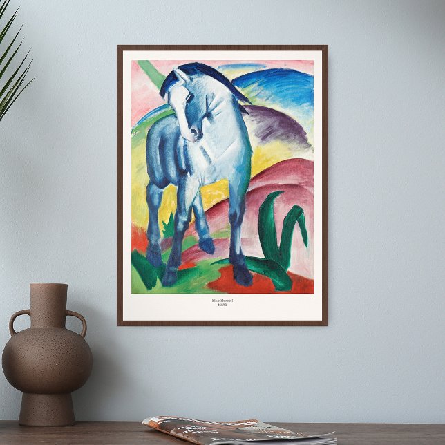 Franz Marc Art Skriv ut Blue Horse I Painting Poster (Skapare uppladdad)