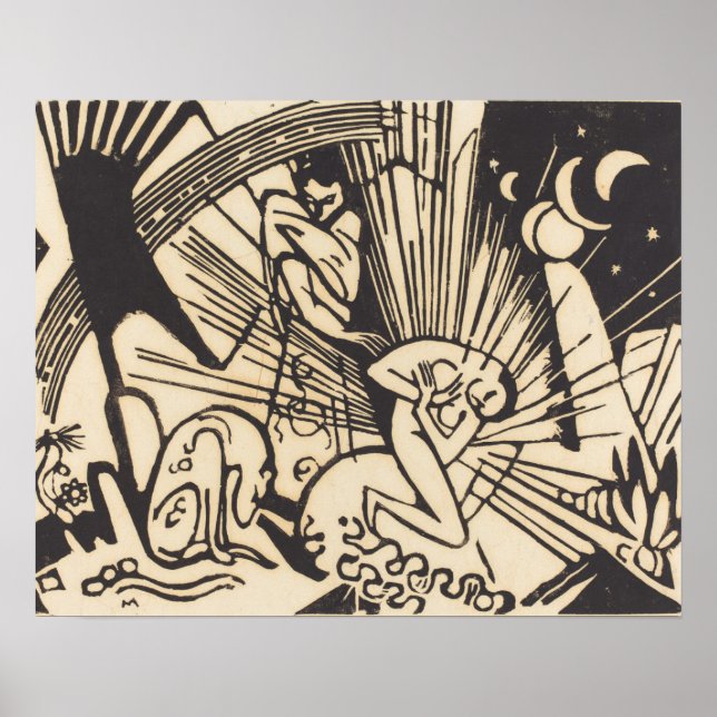 Franz Marc | Avstämning Poster (Framsidan)