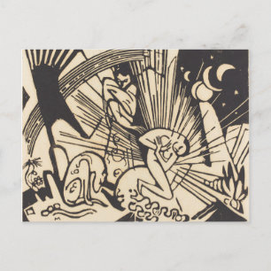 Franz Marc   Avstämning Vykort