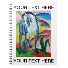 Franz Marc Berömd Painting Blue Horse Personlig Anteckningsbok