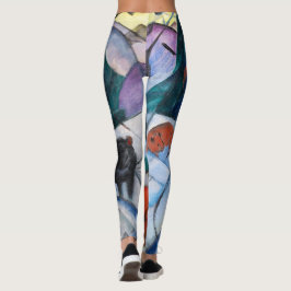 Franz Marc Bison i Winter (rödbison) Kvinnor Leggings