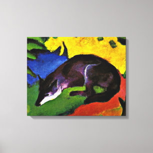 Franz Marc - Blå Räv Canvastryck
