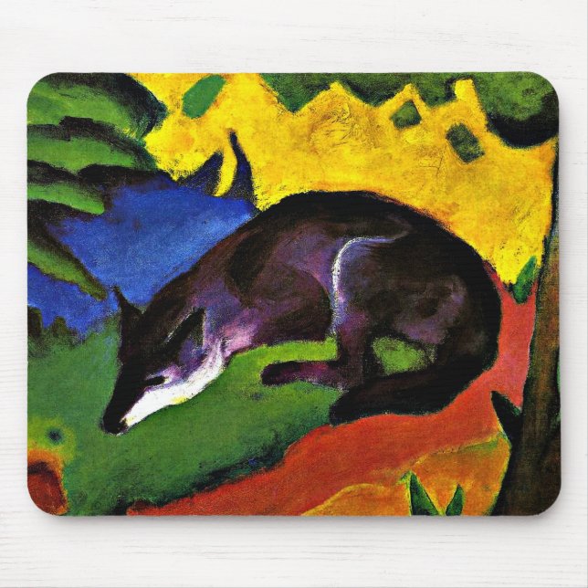Franz Marc - Blue Fox Musmatta (Framsidan)