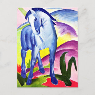 Franz Marc - Blue Horse I Vykort