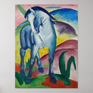 Franz Marc Blue Horse Painting Poster