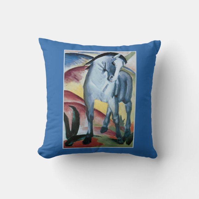 Franz Marc Blue Horses Kudde (Framsida)