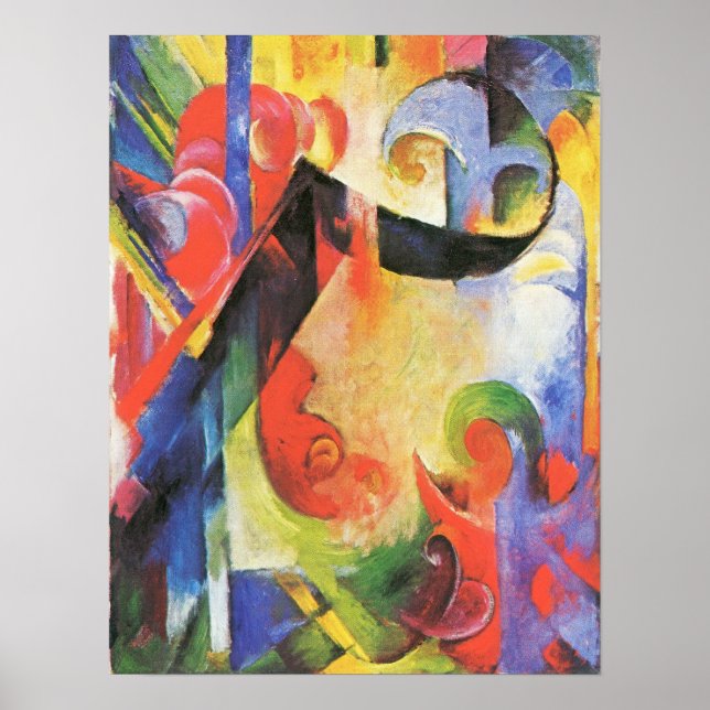 Franz Marc - Broken Forms Poster (Framsidan)