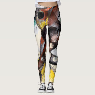Franz Marc Caliban Berömd Painting Women's Leggings