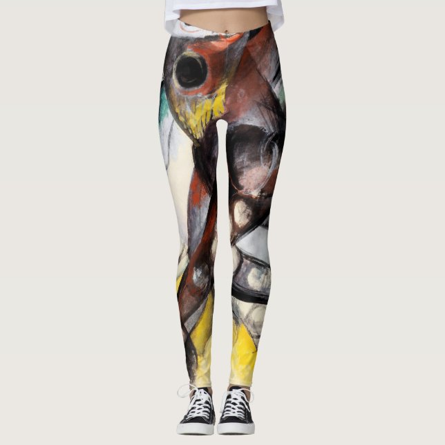 Franz Marc Caliban Berömd Painting Women's Leggings (Framsida)