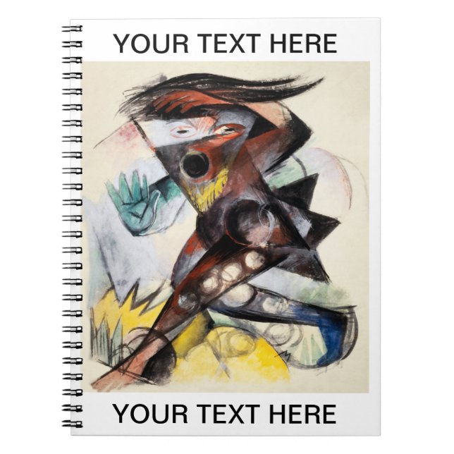 Franz Marc Caliban Personlig Photo Notebook Anteckningsbok (Framsidan)