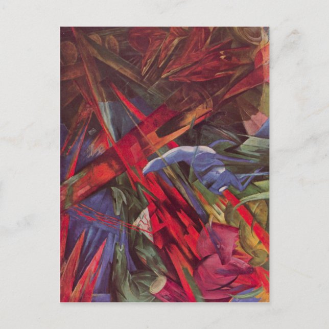 Franz Marc - Djurfater Vykort (Framsida)
