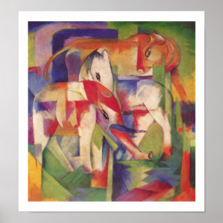 Franz Marc-Elephant, häst, boskap, vinterPoster Poster