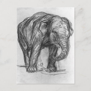 Franz Marc- Elephant Vykort