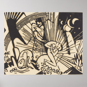 Franz Marc   försoning Versoehnung Poster