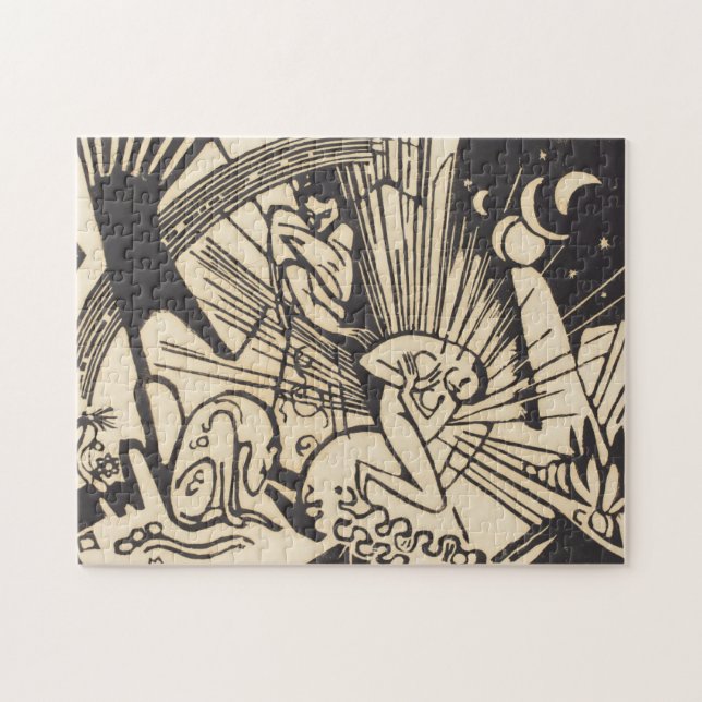 Franz Marc | försoning Versoehnung Pussel (Horisontell)