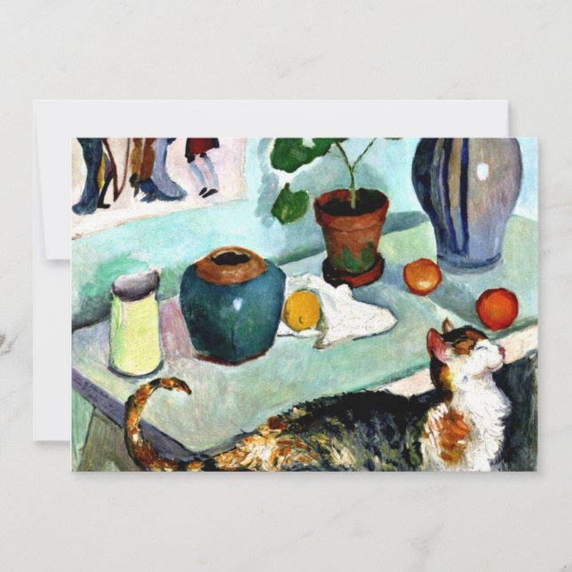 Franz Marc - Fortsättningslivstid med Cat Kort (Framsida)