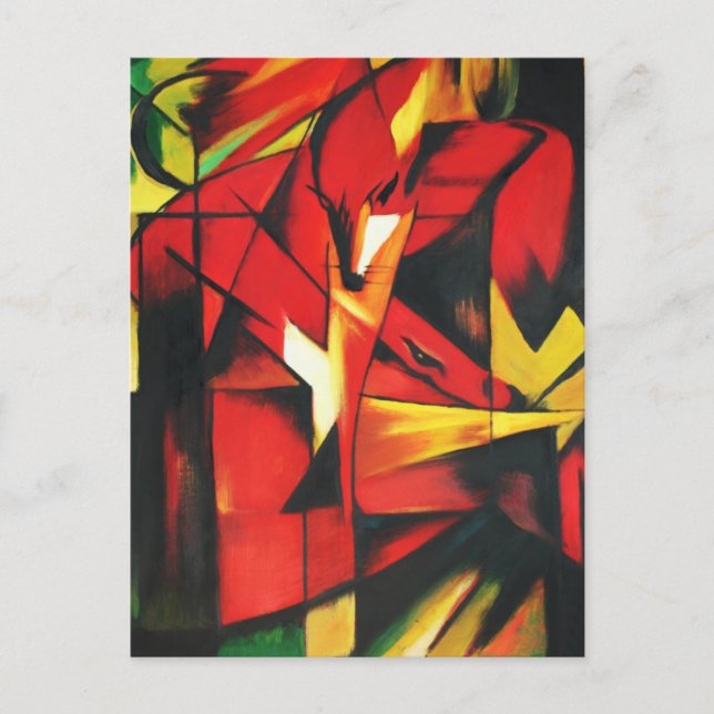 Franz Marc Fox vykort (Framsida)