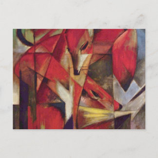 Franz Marc - Foxes Vykort