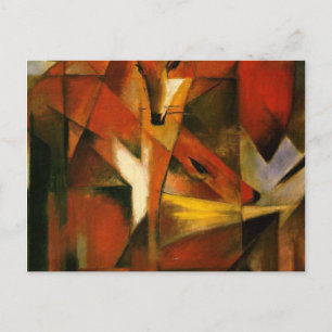 Franz Marc - Foxes Vykort