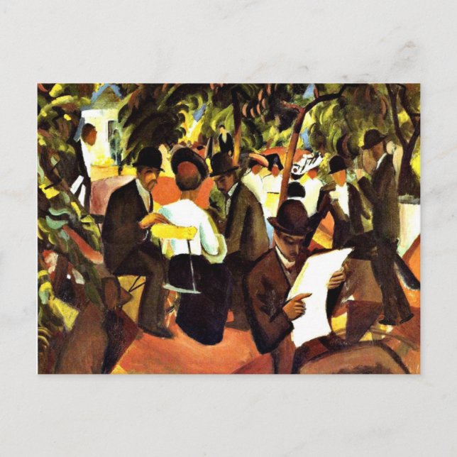 Franz Marc - Garden Restaurant Vykort (Framsida)