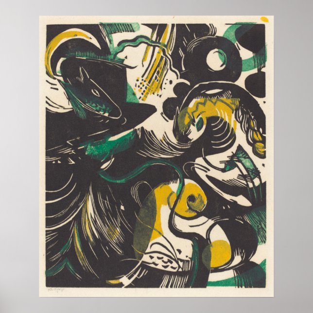 Franz Marc | Genesis II Schopfungsgeschichte II Poster (Framsidan)