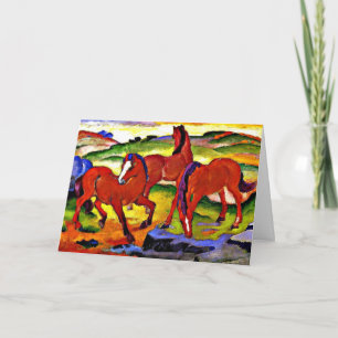 Franz Marc - Grazing Horses IV.1911 Kort