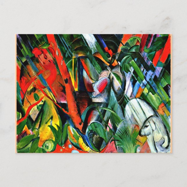 Franz Marc - i Spanien - 1912 Vykort (Framsida)