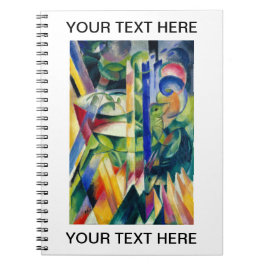 Franz Marc Little Mountain Goats Personlig Note Anteckningsbok