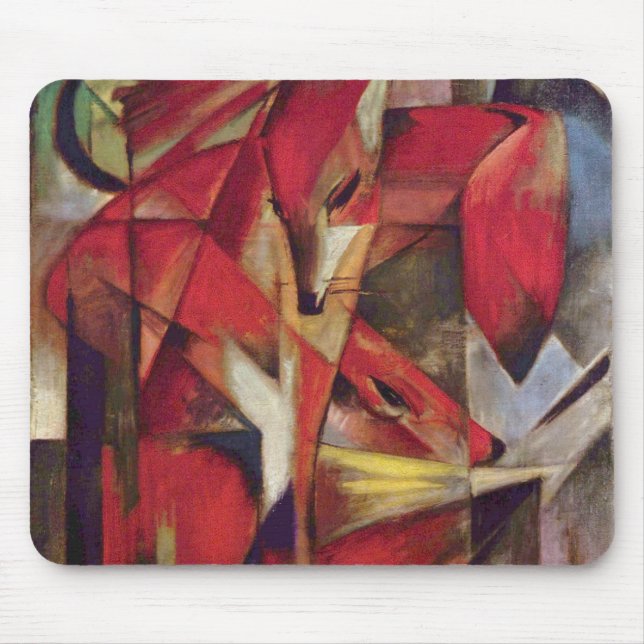 Franz Marc - rävar Musmatta (Framsidan)