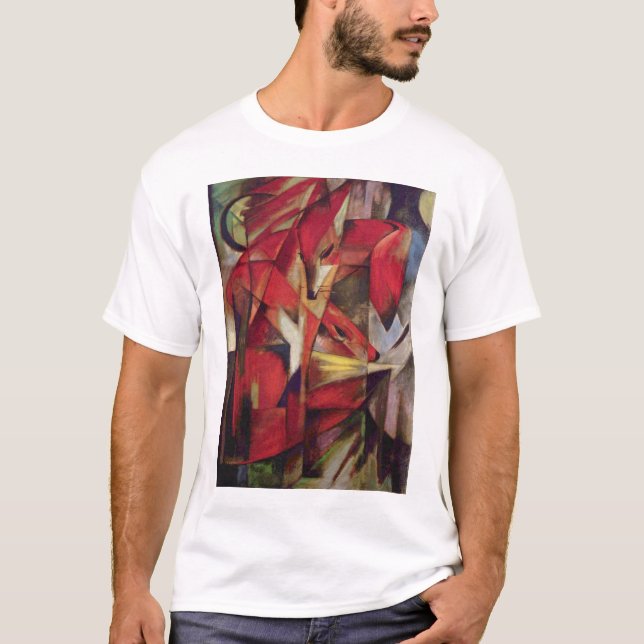 Franz Marc - rävar Tee (Framsida)
