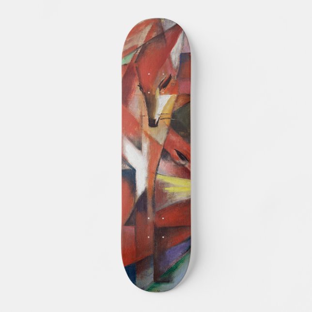 Franz Marc - Rävarna, 1913 Skateboard Bräda 20,5 Cm (Framsida)