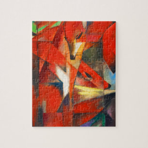Franz Marc rävarna Pussel
