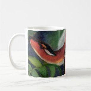 Franz Marc Red Hjort Berömd Animal Painting Kaffemugg